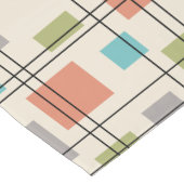 Mid Century Moderne Geometric 3 Korte Tafelloper (Hoek)