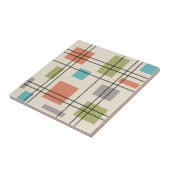 Mid Century Moderne Geometric 3 Tegeltje (Zijkant)