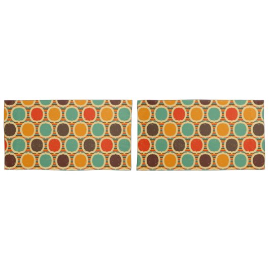 Mid Century Moderne geometrische 5 Kussensloop (Voorkant-Set)