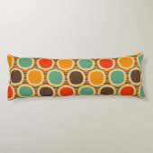 Mid Century Moderne geometrische 5 Lichaamskussen (Achterkant)