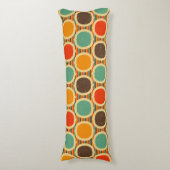 Mid Century Moderne geometrische 5 Lichaamskussen (Voorkant Verticaal)