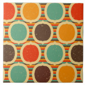 Mid Century Moderne geometrische 5 Tegeltje (Voorkant)