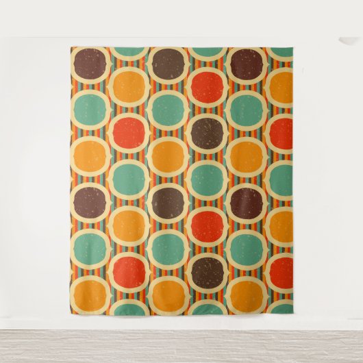 Mid Century Moderne geometrische 5 Wandkleed (Voorkant)