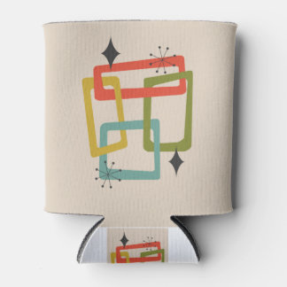 Mid-Century Moderne Geometrische Abstract Blikjeskoeler