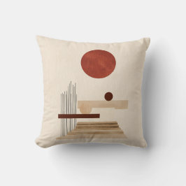 Mid-Century Moderne Geometrische Abstract Kussen