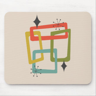 Mid-Century Moderne Geometrische Abstract Muismat