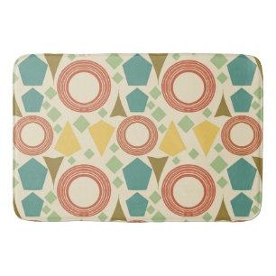 Mid Century Moderne Geometrische Kleurrijke Bathma Badmat