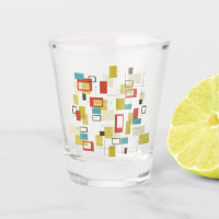 Mid Century Moderne Geometrische Patroon