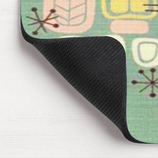 Mid Century Moderne Grafische Design Mousepad Muismat (Hoek)