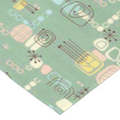 Mid Century Moderne Grafische Ontwerptabeluitvoerd Korte Tafelloper (Hoek)