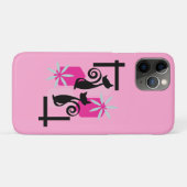 Mid Century Moderne Kat Case-Mate iPhone Case (Achterkant (horizontaal))