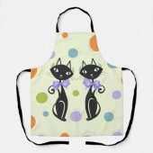 Mid Century Moderne Kat Schort (Voorkant)