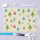 Mid Century Moderne kerstbomen Tissuepapier (Craft)