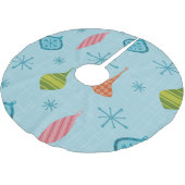 Mid Century Moderne kerstversieringen Kerstboom Rok (Gekanteld)