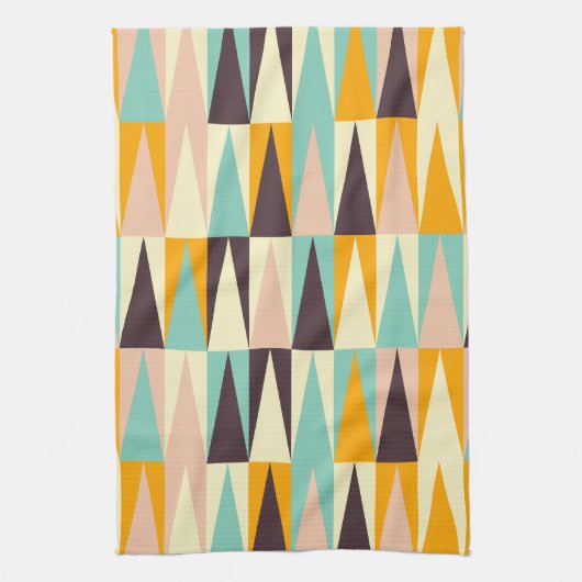 Mid Century Moderne Keuken Handdoek (Verticaal)