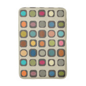 Mid Century Moderne, kleurrijke Buttonnen Badmat (Voorkant Verticaal)