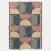 Mid Century Moderne Kolen Zalm Deken (Voorkant Verticaal)