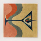 Mid Century Moderne "pimento olijf martini golf" Legpuzzel (Horizontaal)