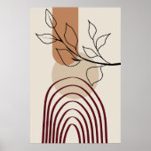 Mid Century Moderne Poster, Wall Art Poster (Voorkant)