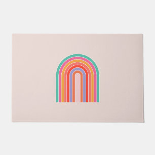Mid Century Moderne Regenboog Deurmat