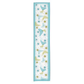 Mid Century moderne Starburst tafel runner Korte Tafelloper (Voorkant)