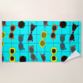 Mid-Century Moderne zonnebril Strandlaken (Voorkant)