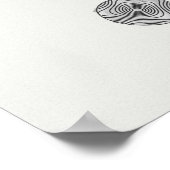 Mid-Century Moon Phases Totem Poster | Bauhaus Geo (Coin)