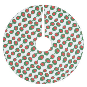 Mid Century Patroon voor atoomolijven Kerstboom Rok