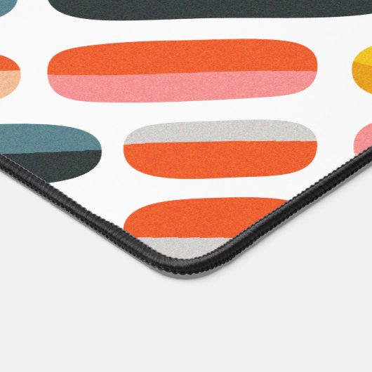 Mid Century Retro Geometric Abstract Pattern (Coin)