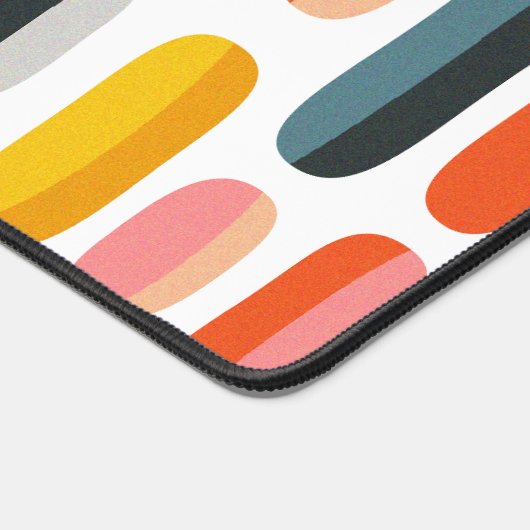 Mid Century Retro Geometric Abstract Pattern (Coin)