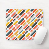 Mid Century Retro Geometric Abstract Pattern Muismat (Met muis)