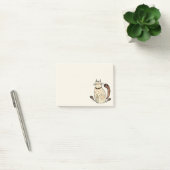 Mid Century Retro Kitty Kat Post-it® Notes (Kantoor)
