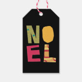 Mid-Century Retro Noel Boho Christmas Gift Label Cadeaulabel (Voorkant)