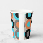 Mid Century Retro papieren bekers (Rechts)