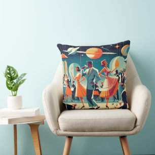 Mid Century Space Age Cocktailparty Kussen