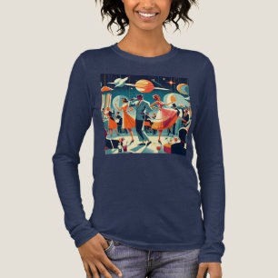 Mid Century Space Age Cocktailparty Tri-Blend Shirt
