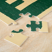 Mid Century St. Patrick's Shamrock Martini Art Legpuzzel (Zijkant)