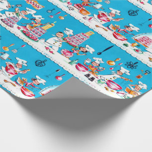  'Mid Century' uit de jaren '50, 'Birthday Wrappin Cadeaupapier