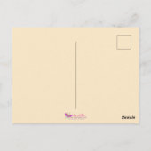 Mid Century Valentijn Dancing Paar Briefkaart (Achterkant)