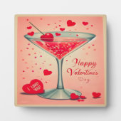 Mid Century Valentijn Martini cocktail Fotoplaat (Voorkant)