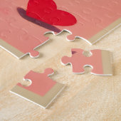 Mid Century Valentijn Martini cocktail Legpuzzel (Zijkant)