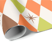 Mid-Century Vibes - Retro Geometrisch inpakpapier (Rol Hoek)