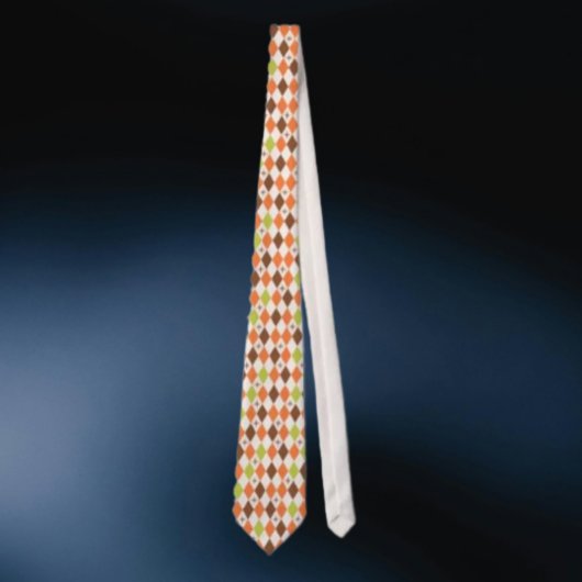 Mid-Century Vibes - Retro geometrische stropdas