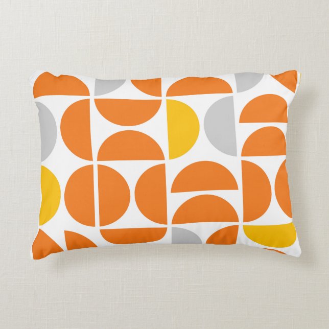 Mid Century zonnige Tegels Accent Kussen (Voorkant)