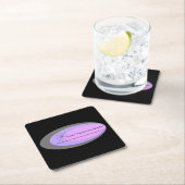  mid-eeuws modern vierkante kartonnen onderzetter (Insitu)