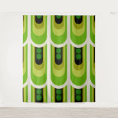 Mid-eeuwse mod retro tapestry wandkleed (Voorkant)