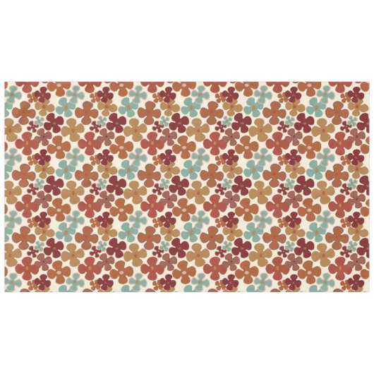 Mid - eeuwse stijl Mod 60s 70s Tafelkleed (Voorkant (Horizontaal))