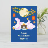 Mid Herfst Festival Maan Konijn Mooncake Osmanthus (Staand voorkant)