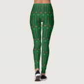 Mid Icicles Vert Leggings (Dos)