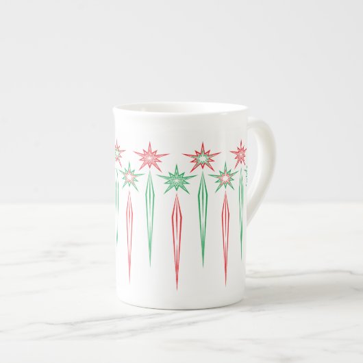 Mid Icicules Mod Bone China Mug (Devant droit)